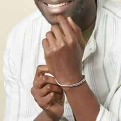 Histoire d'Or Bracelet Frederic Acier Blanc Clearance