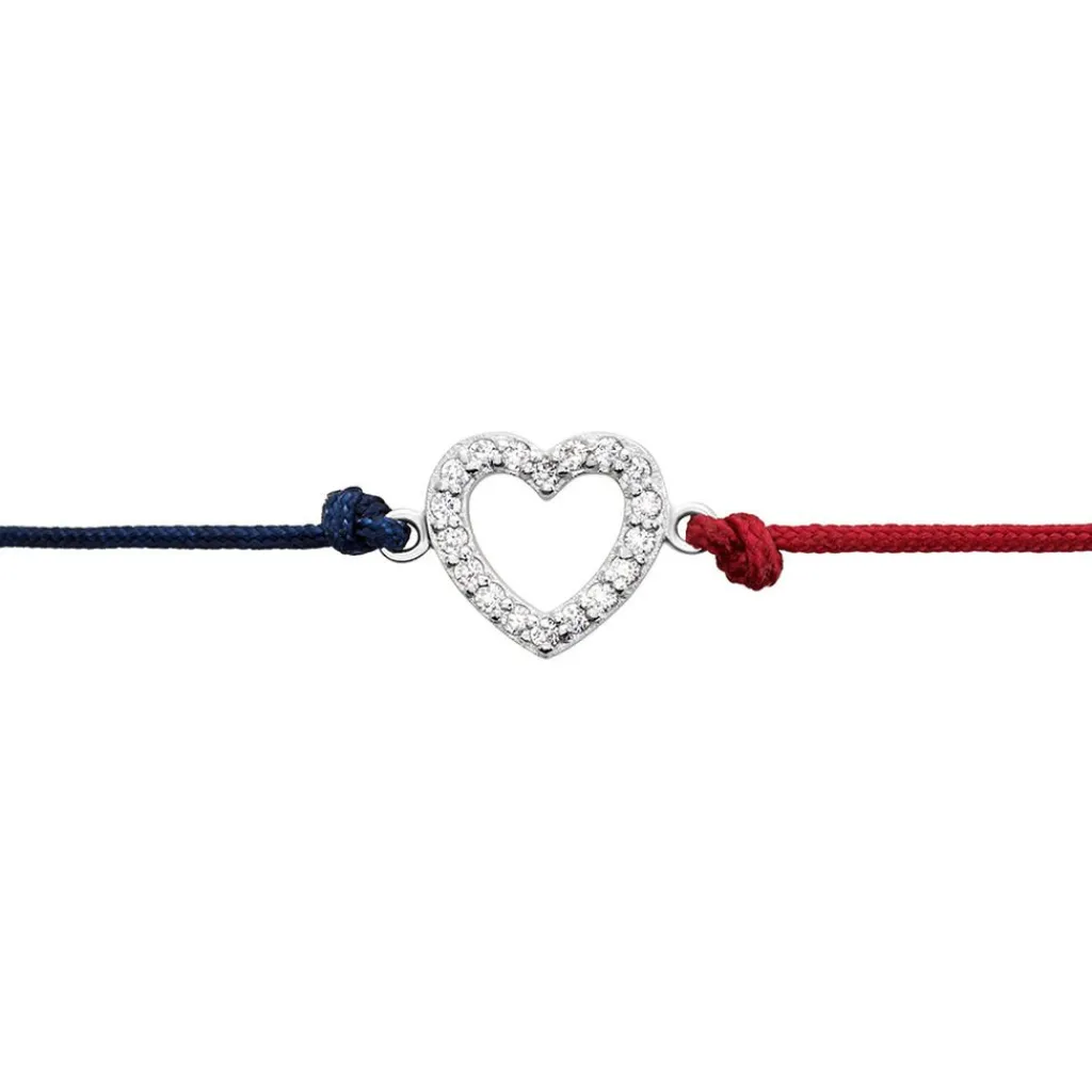 Histoire d'Or Bracelet French Twist De Zirconium argent blanc oxyde