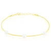 Histoire d'Or Bracelet Friea Or Jaune Perle De Culture Online