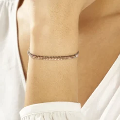 Histoire d'Or Bracelet Gabriela Argent Tricolore Sale