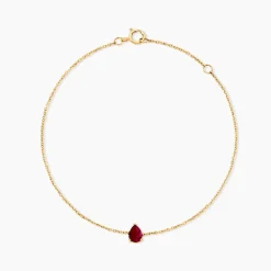 Histoire d'Or Bracelet Gathbiyya Or Jaune Rubis Discount