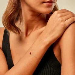 Histoire d'Or Bracelet Gathbiyya Or Jaune Rubis Discount