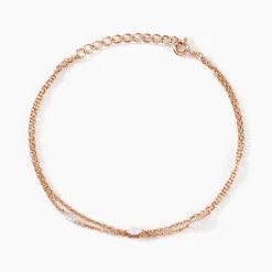 Histoire d'Or Bracelet Giulette De Zirconium argent rose oxyde Clearance