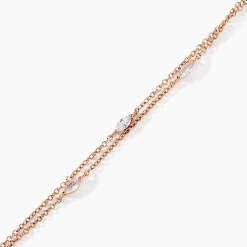 Histoire d'Or Bracelet Giulette De Zirconium argent rose oxyde Clearance