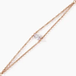 Histoire d'Or Bracelet Giulette De Zirconium argent rose oxyde Outlet