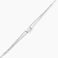 Histoire d'Or Bracelet Giulette De Zirconium argent blanc oxyde Discount