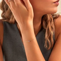 Histoire d'Or Bracelet Goutte Or Jaune Améthyste or jaune améthyste violet Sale