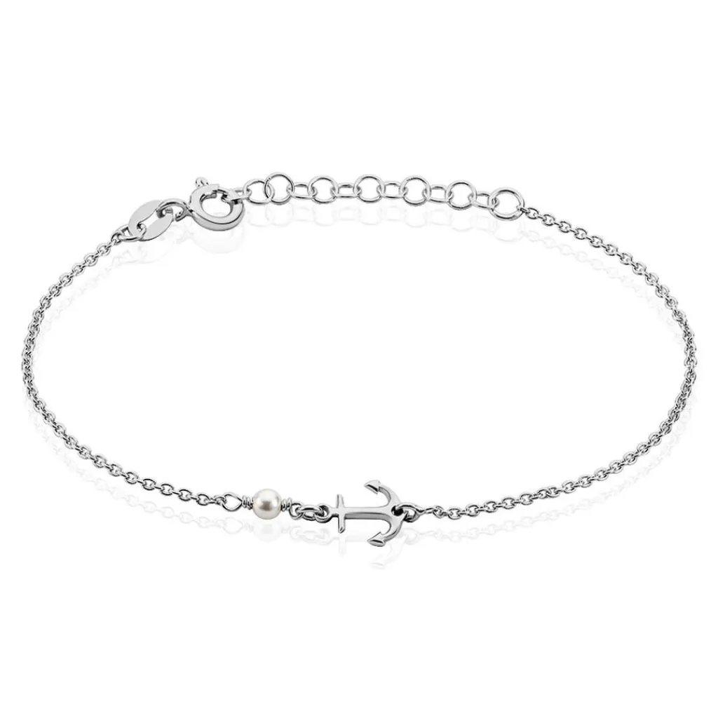 Histoire d'Or Bracelet Gwenaelle Argent Blanc Perle D'imitation Online