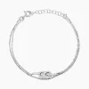 Histoire d'Or Bracelet Hadya Argent Blanc Oxyde De Zirconium Hot