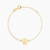 Histoire d'Or Bracelet Hallie Ange Et Coeur Or Jaune Sale