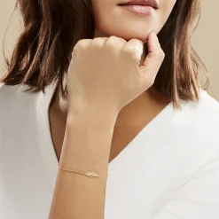 Histoire d'Or Bracelet Hanae Plaqué Or Jaune New