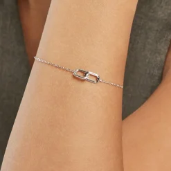 Histoire d'Or Bracelet Harmony Argent Blanc New