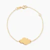 Histoire d'Or Bracelet Helenia Nuage Gravable Or Jaune Clearance