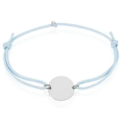 Histoire d'Or Bracelet Helenia Pastille Gravable or blanc Online