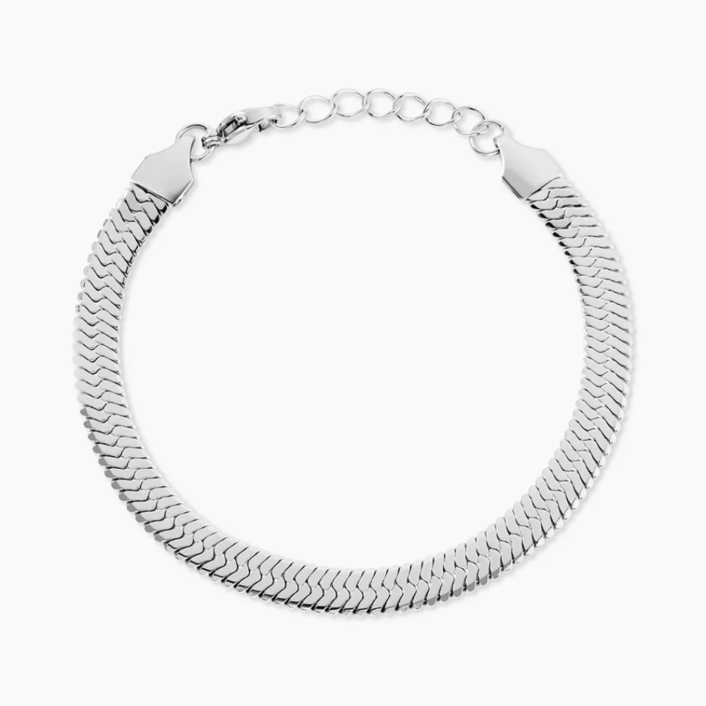 Histoire d'Or Bracelet Hera Melitta acier blanc Outlet