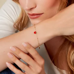 Histoire d'Or Bracelet Hinde Argent Jaune Outlet