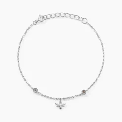 Histoire d'Or Bracelet Honey Argent Blanc Oxyde De Zirconium Best