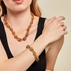 Histoire d'Or Bracelet Huda Acier Jaune Clearance