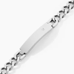 Histoire d'Or Bracelet Hugo Acier Blanc Online