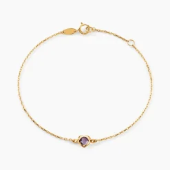 Histoire d'Or Bracelet Icarus Or Jaune Améthyste or jaune améthyste violet Clearance