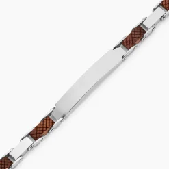 Histoire d'Or Bracelet Identité Acier Blanc Jorg Online