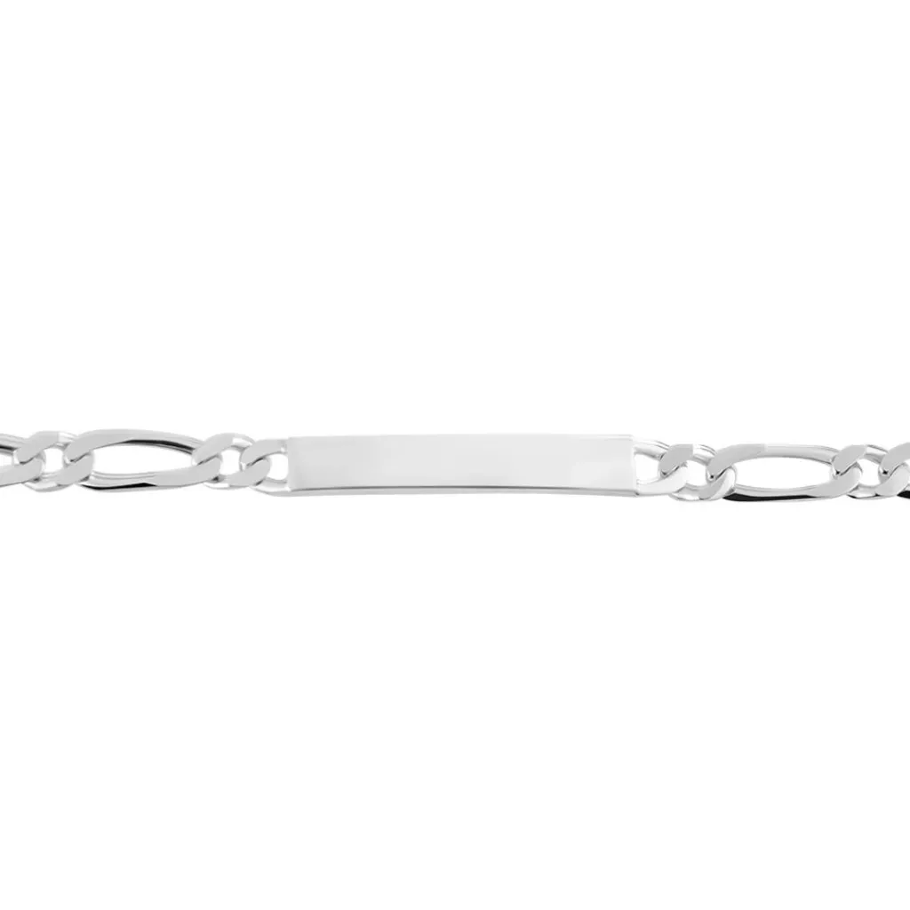Histoire d'Or Bracelet Identité Anilo Argent Blanc Hot
