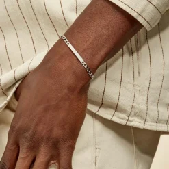 Histoire d'Or Bracelet Identité Casper argent blanc Discount