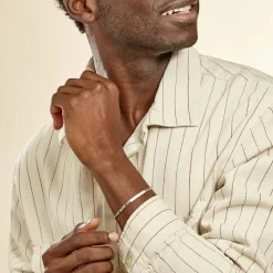 Histoire d'Or Bracelet Identité Argent Blanc Vivian Online