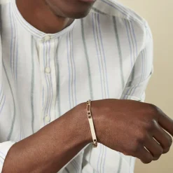 Histoire d'Or Bracelet Identité Bixente Plaqué Or Jaune Clearance