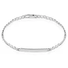 Histoire d'Or Bracelet Identité Casper Argent Blanc Discount