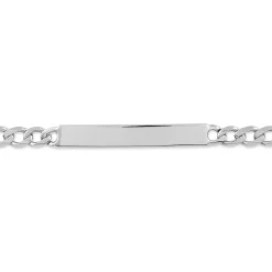 Histoire d'Or Bracelet Identité Casper Argent Blanc Discount