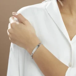 Histoire d'Or Bracelet Identité Casper argent blanc Hot