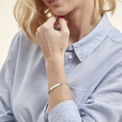 Histoire d'Or Bracelet Identité Casper argent blanc Best