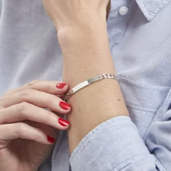 Histoire d'Or Bracelet Identité Casper argent blanc Best