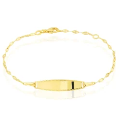 Histoire d'Or Bracelet Identité Eowyn Maille Fantaisie Or Jaune Sale