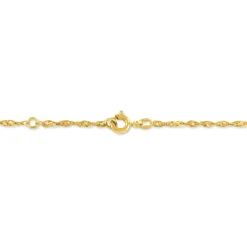 Histoire d'Or Bracelet Identité Ericka Maille Singapour Or Jaune