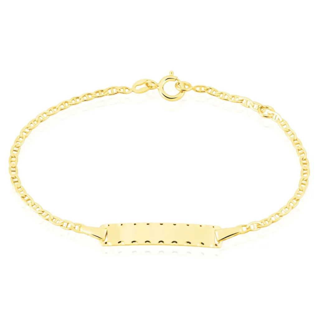 Histoire d'Or Bracelet Identité Esta Maille Forçat or jaune Online