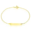 Histoire d'Or Bracelet Identité Estella Maille Cheval Or Jaune New