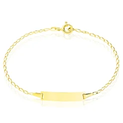 Histoire d'Or Bracelet Identité Estella Maille Cheval Or Jaune New