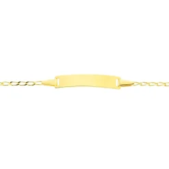 Histoire d'Or Bracelet Identité Estella Maille Cheval Or Jaune New