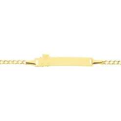 Histoire d'Or Bracelet Identité Etheline Maille Gourmette Or Jaune Outlet