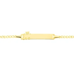 Histoire d'Or Bracelet Identité Etheline Maille Gourmette Or Jaune Best