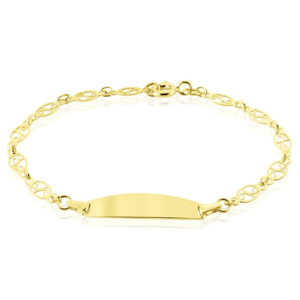 Histoire d'Or Bracelet Identité Eudoxie Maille Filigrane Or Jaune Online