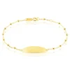 Histoire d'Or Bracelet Identité Evelina Maille Boule Or Jaune Clearance