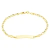 Histoire d'Or Bracelet Identité Fanelia Maille Marine Or Jaune Hot