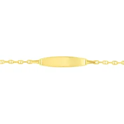 Histoire d'Or Bracelet Identité Fanelia Maille Marine Or Jaune Best
