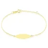 Histoire d'Or Bracelet Identité Gaspardine Maille Forçat Or Jaune Outlet
