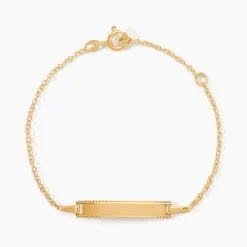 Histoire d'Or Bracelet Identité Gaspardine Maille Forçat Or Jaune