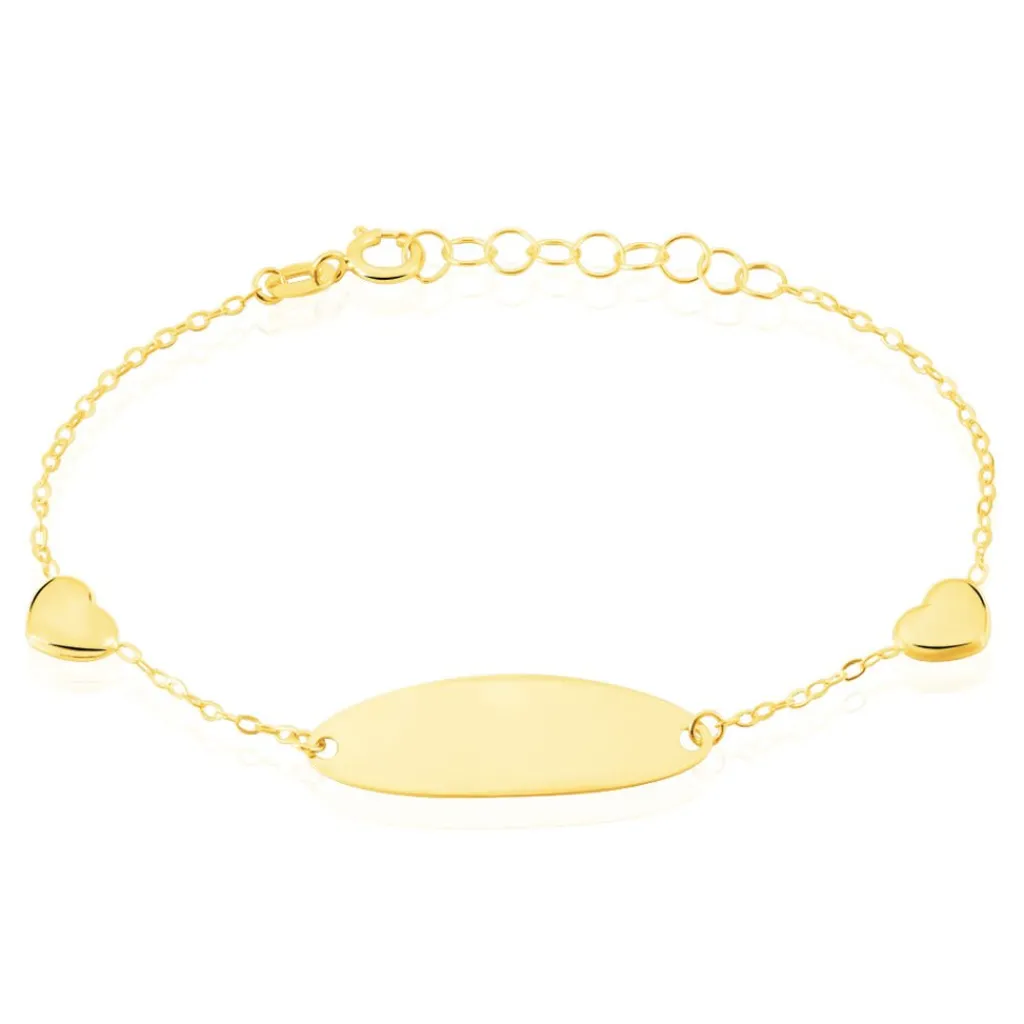Histoire d'Or Bracelet Identité Gaspardine Maille Forçat Or Jaune Online