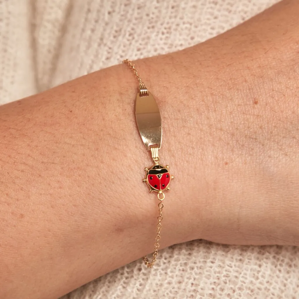 Histoire d'Or Bracelet Identité Gaspardine Maille Forçat Or Jaune Online